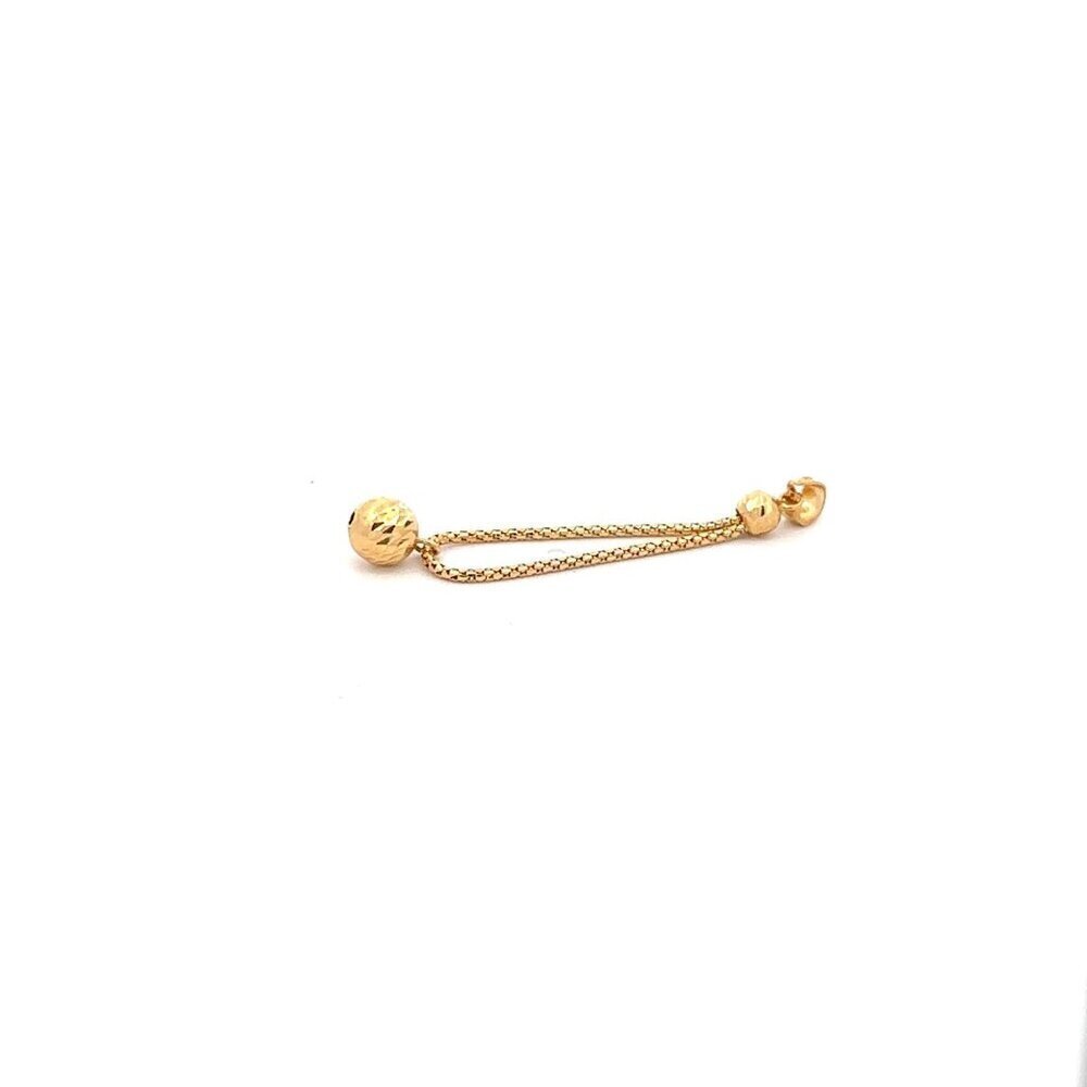 18K Gold Pendant Charm Ball 0.92 grams - Picture 9 of 10
